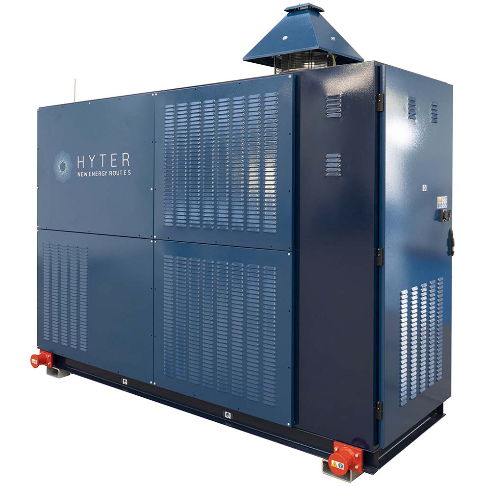 A green hydrogen plant for PLT energia thanks to the Hyter electrolyser